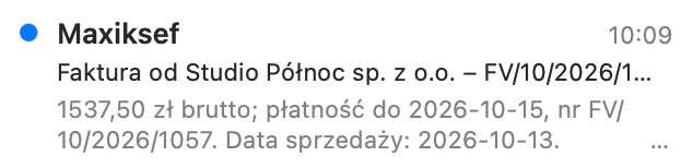 SCREENSHOT / POWIADOMIENIE